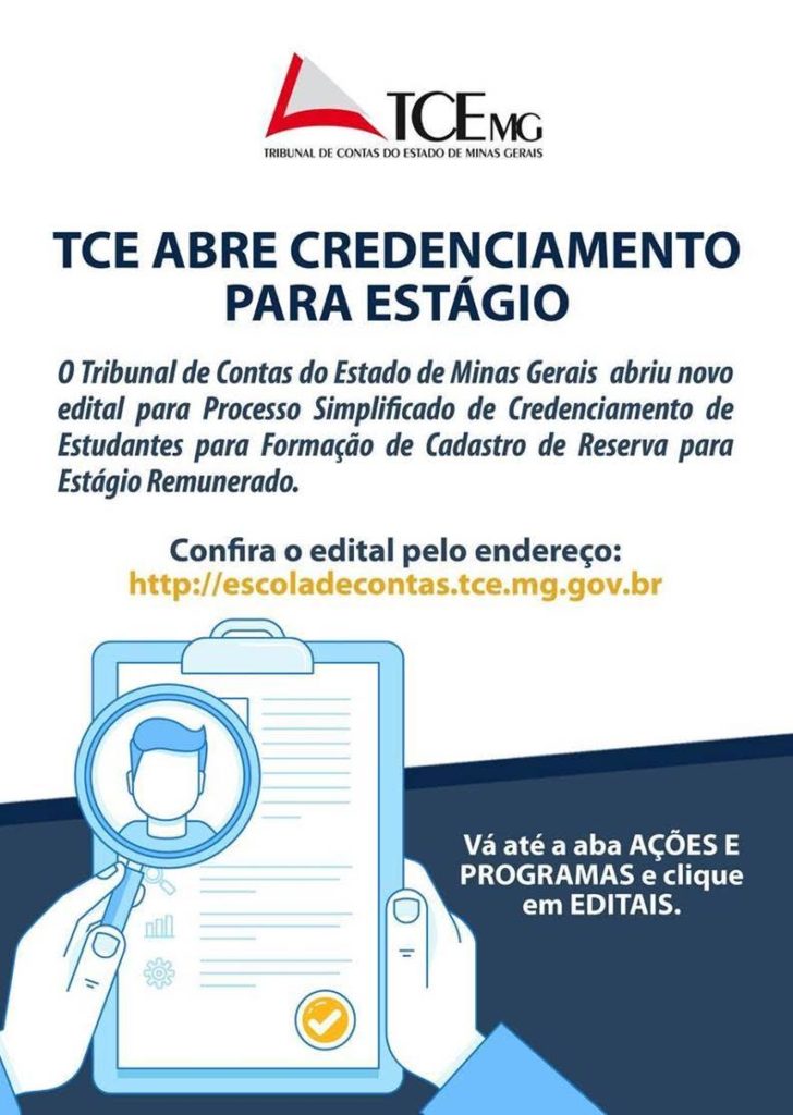 Vaga para Estágio para o TCE | UnipacGV